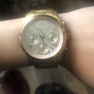 Rose gold Michael Kors watch